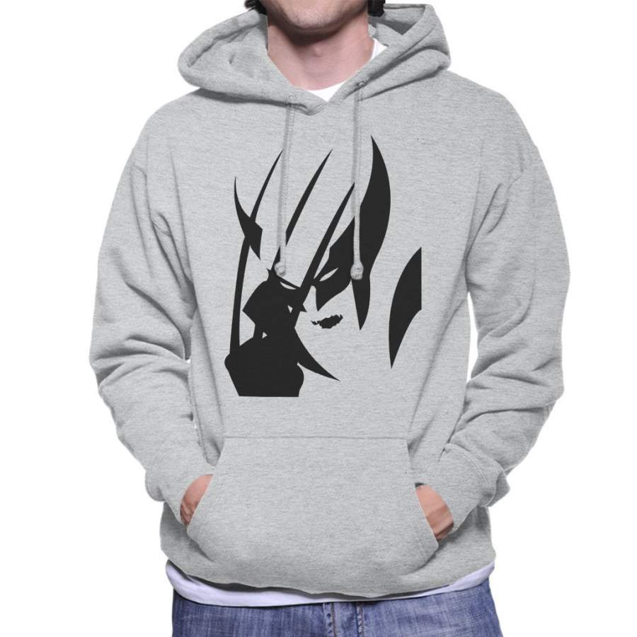 X Men Wolverine Silhouette Men’s Hooded Sweatshirt