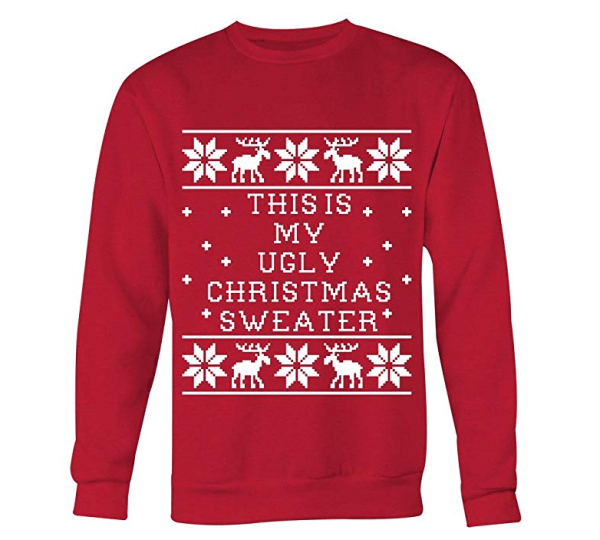 This Is My Ugly Christmas Sweater Snowflake Sweatshirt