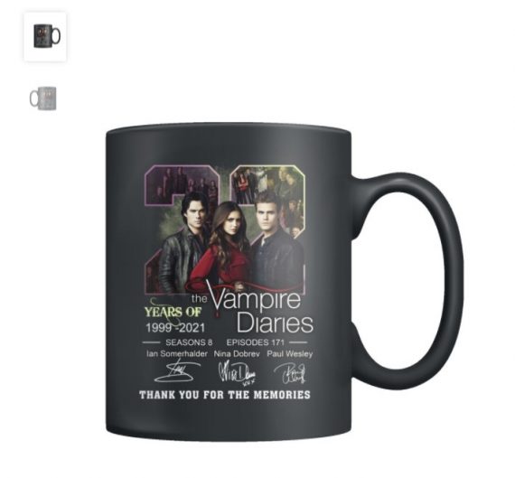 22 Years Anniversary Gift 1999 2021 The Vampire Diaries Mug 11 Oz Black Mug Hh