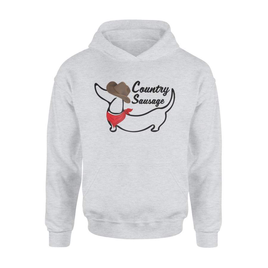 Dachshund Country Sausage Red Bandana Cowboys Hat T-Shirt – Standard Hoodie