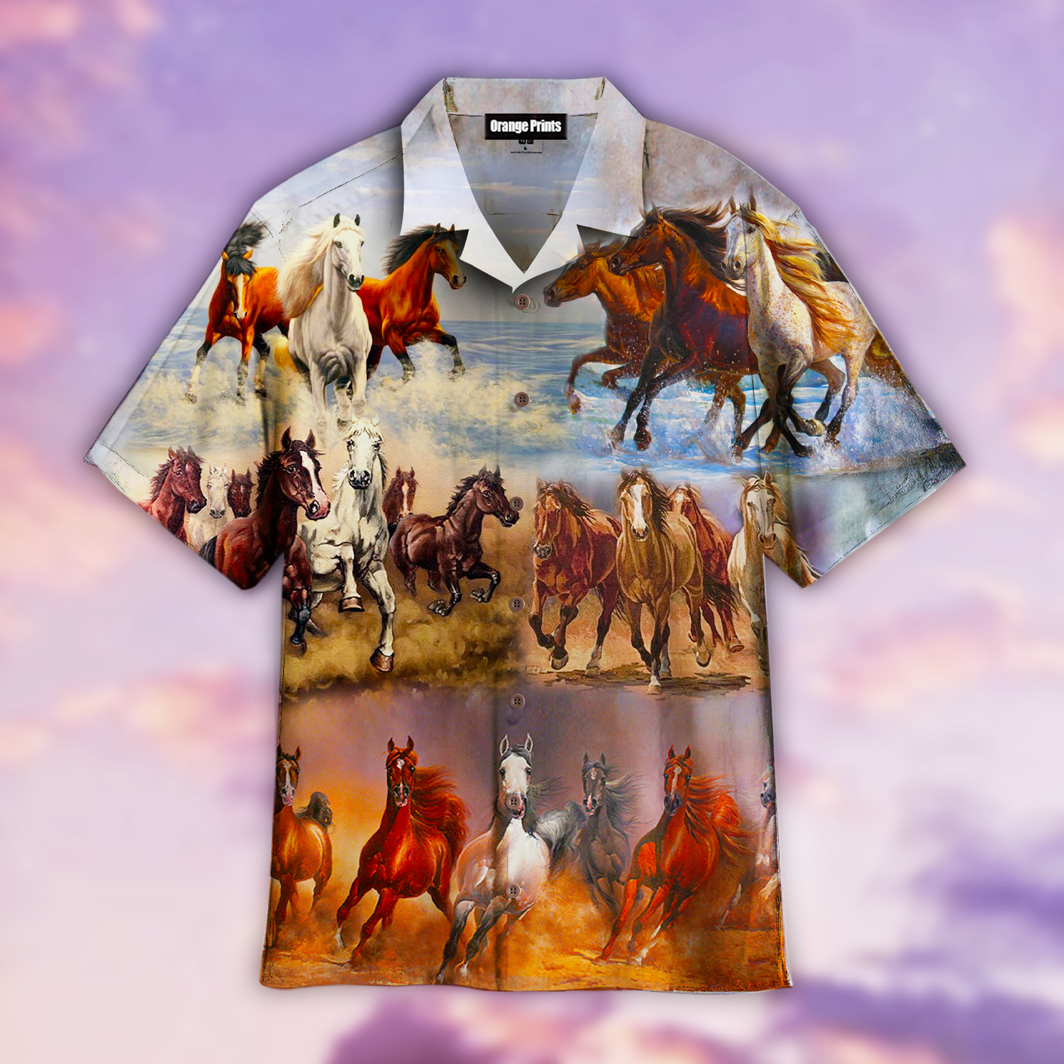 Runing Horses Aloha Hawaii Shirts For Men And Women Ha99753