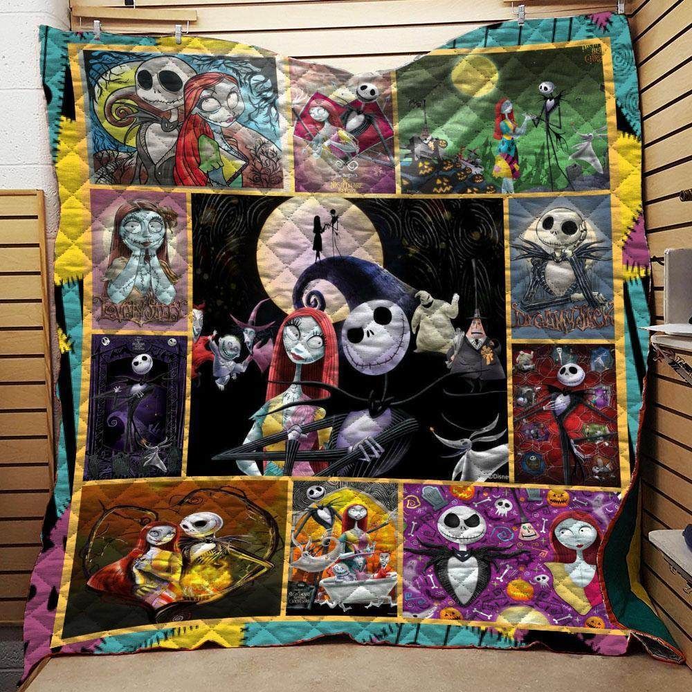 1 Halloween – The Nightmare Before Christmas – Jack And Sally – Quilt – LDD0309xCS