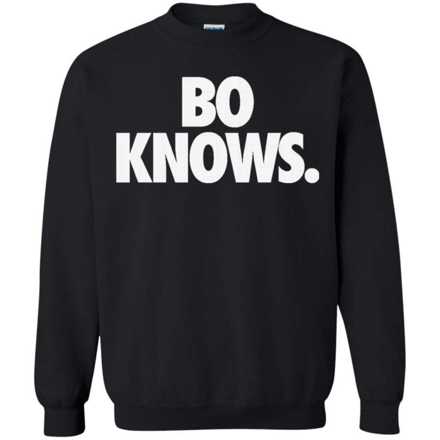 AGR Bo knows Crewneck Pullover Sweatshirt