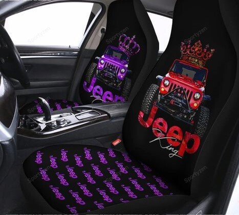 Jeep Couple King Queen Car Seat Covers Set Of 2