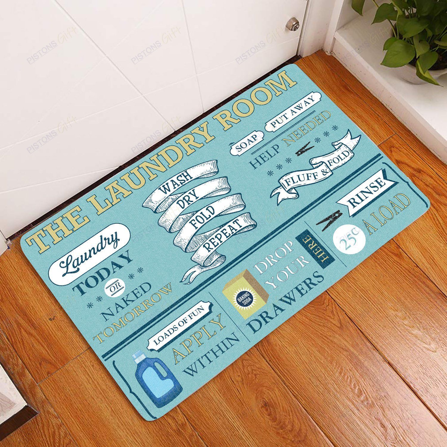 The Laundry Room All Over Printing Doormat