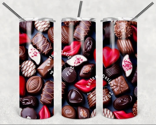 Candy Chocolate Sweets Design Tumbler 20Oz