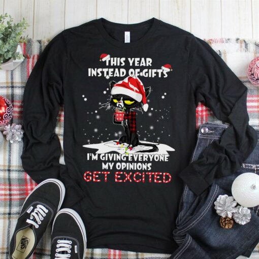 This Year Instead Of Gifts Swaetshirt, Black Cat, Hot Cocoa, Perfect For Christmas, 2D Sweatshirt