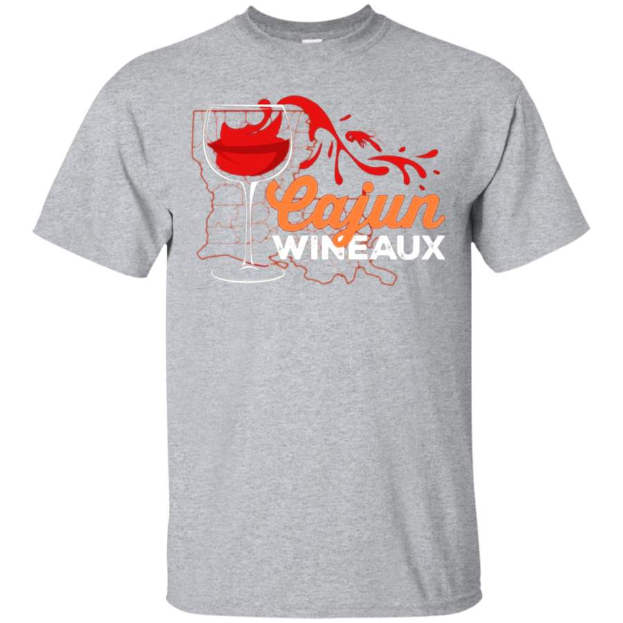 AGR Cajun Wineaux Louisiana Crawfish Wine T-Shirt