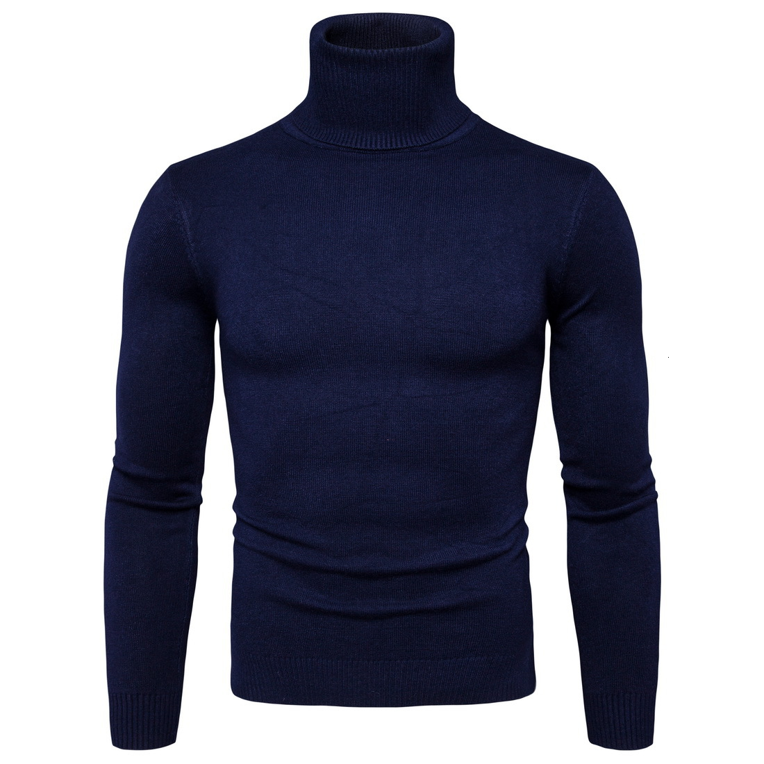 2022 New Men’s Warm Turtleneck sweater Slim Fit Knitted Pullovers Tops Male Long Sleeve Solid Color Autumn Winter Sweaters M-3XL alx