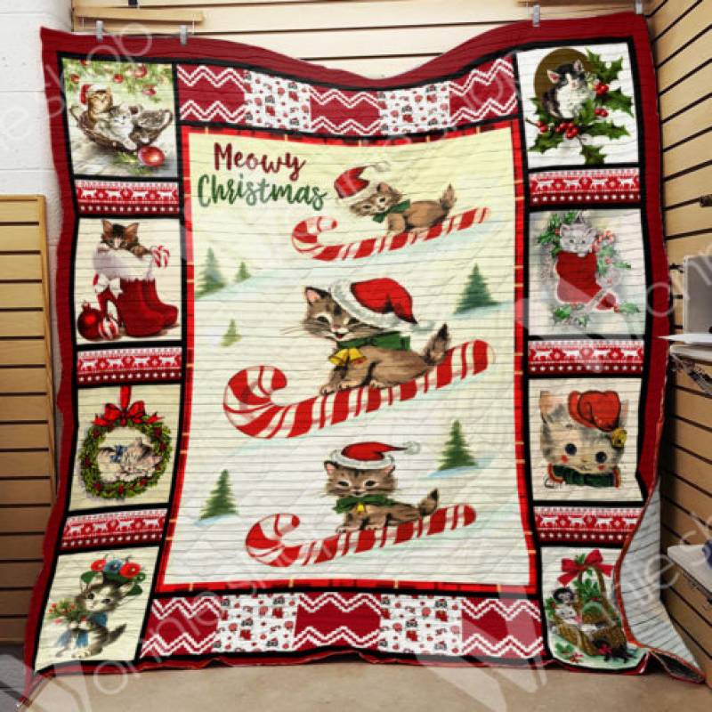 Cat Christmas Blanket OCT0202 76O50