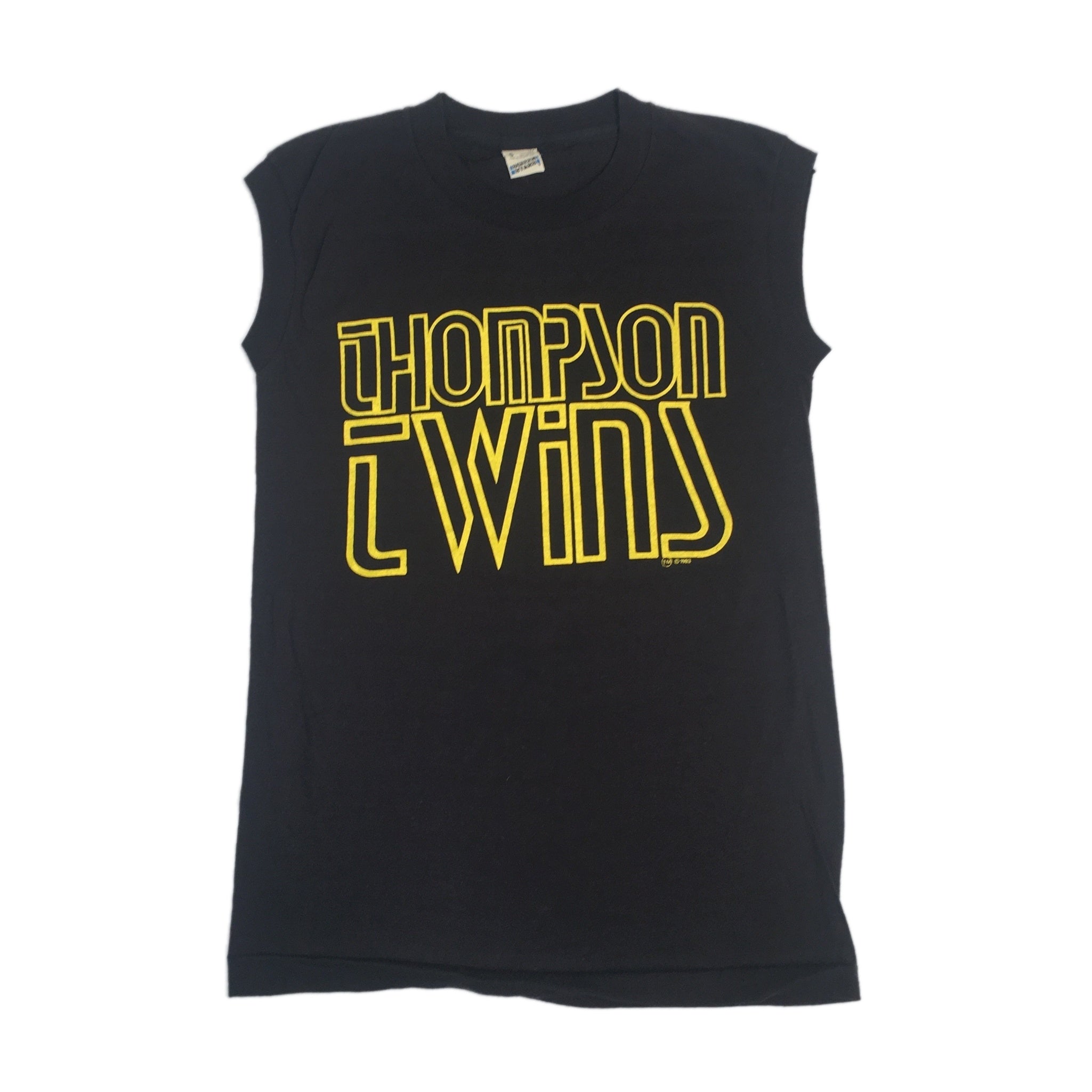 Vintage Thompson Twins “Group Outline” Sleeveless T-Shirt