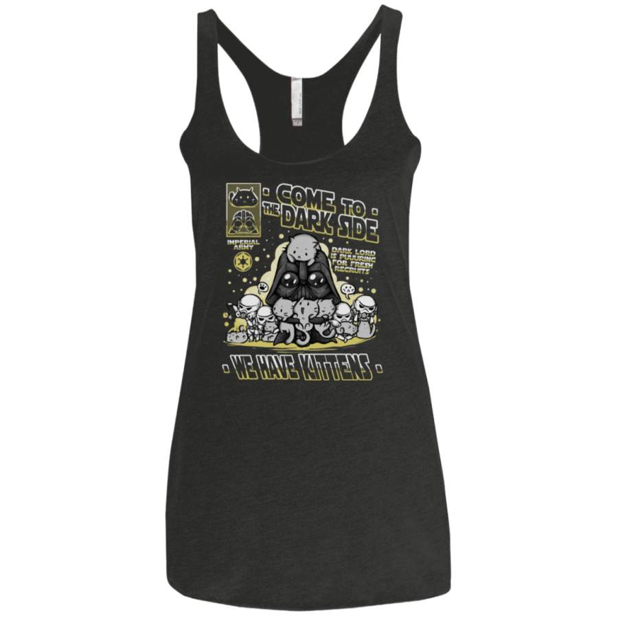 we have kittens Women’s Triblend Racerback Tank