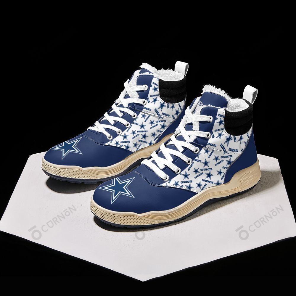 Dallas Cowboys Winter High Top Fashion Sneaker 37