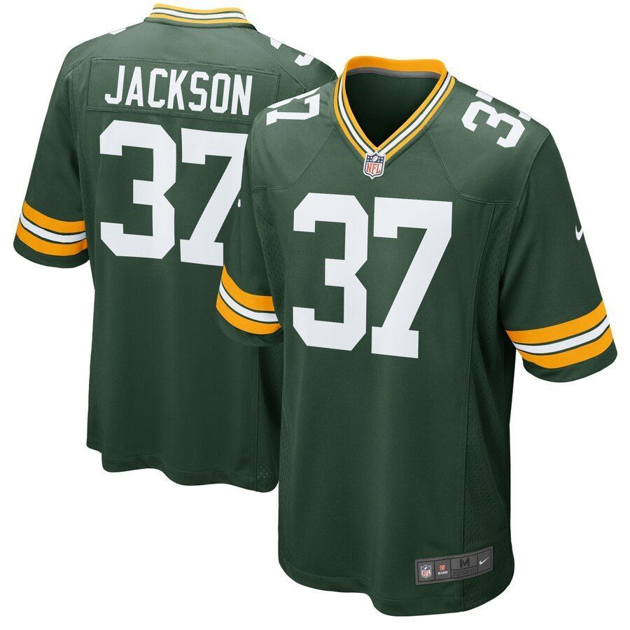 Josh Jackson Green Bay Packers Game Jersey Green 2019