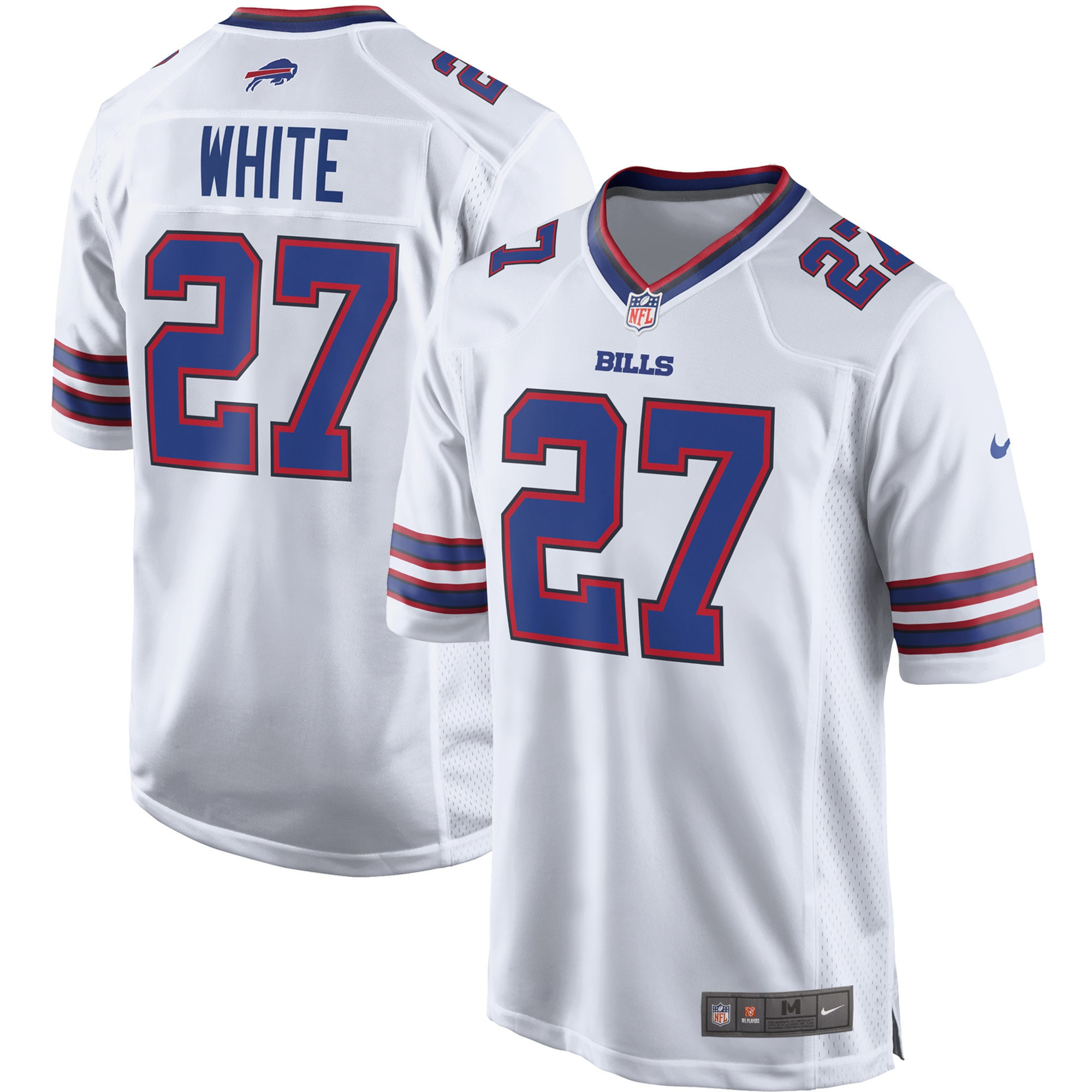 Tredavious White Buffalo Bills Game Player Jersey – White NFL