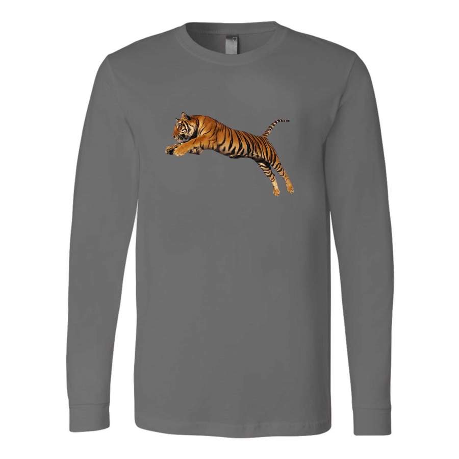 Tiger Color Animals Kesneller Long Sleeve T-Shirt