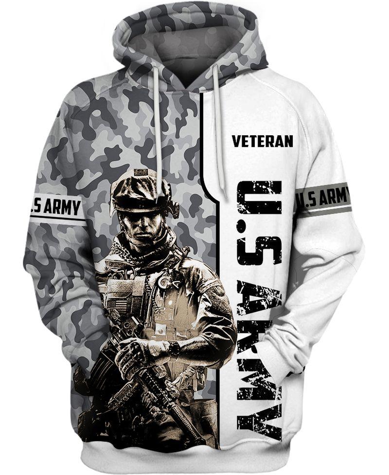 US Army 3D All Over Print | Hoodie | Unisex | Full Size | Adult | Colorful | HT4102