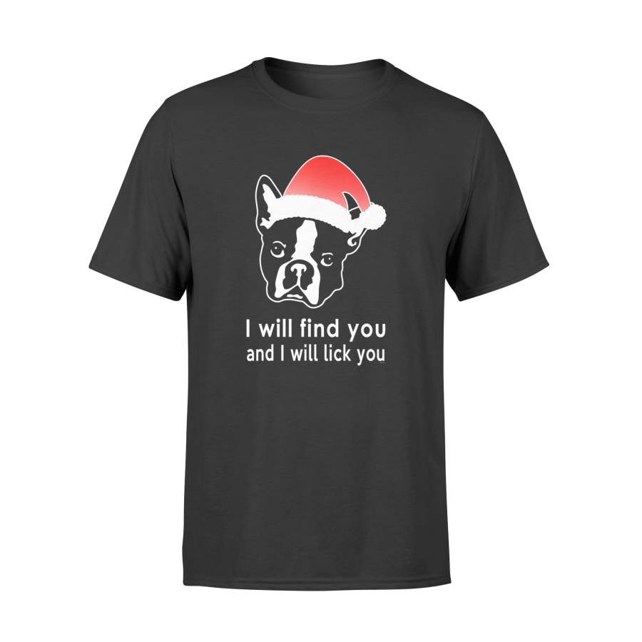 Boston Terrier Lovers Ugly christmas Gift t Shirt – Standard T-shirt