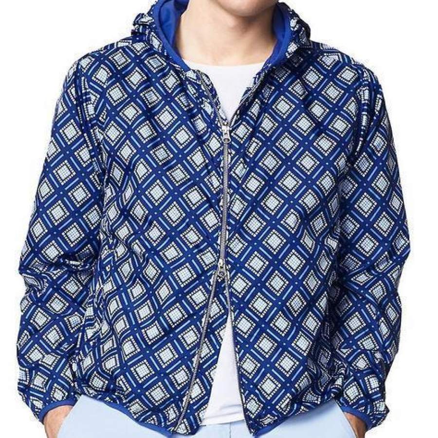 GANT Mens Rugger Diamond Hoodie / Jacket – Blue