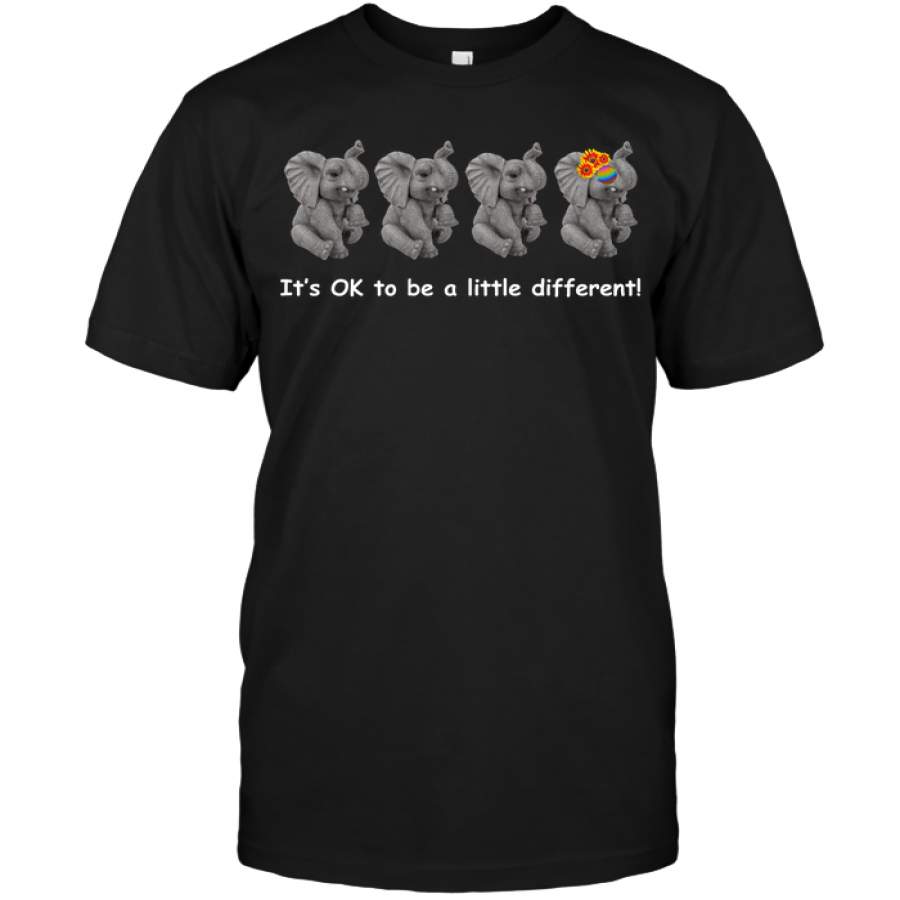 It’s Okay Liitle Differents Elephants Shirt