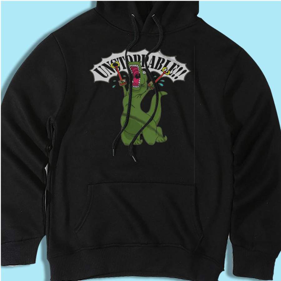 Unstoppable Dinosaur Men’S Hoodie