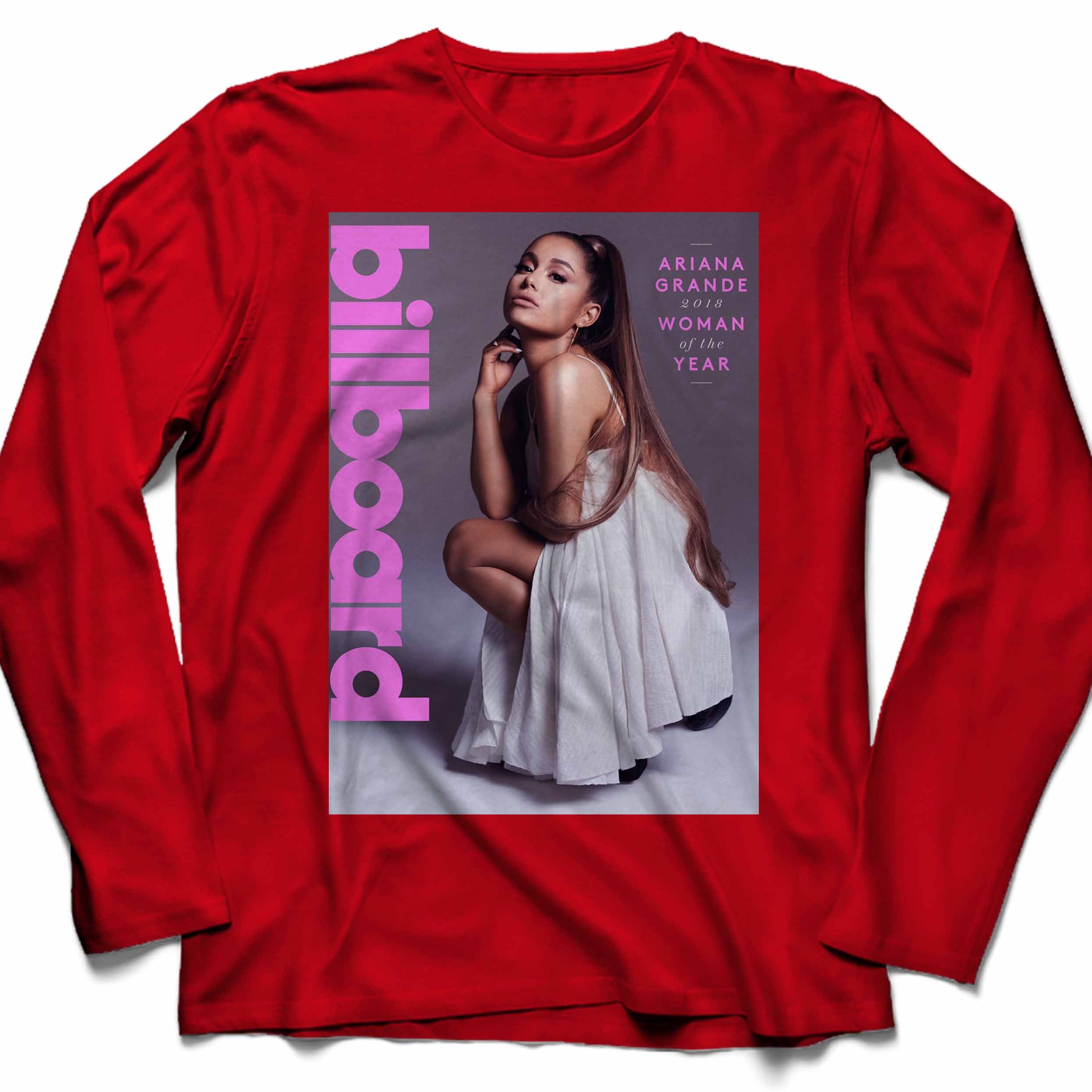 Ariana Grande Billboard Cover Unisex Long Sleeve T-Shirt Tee