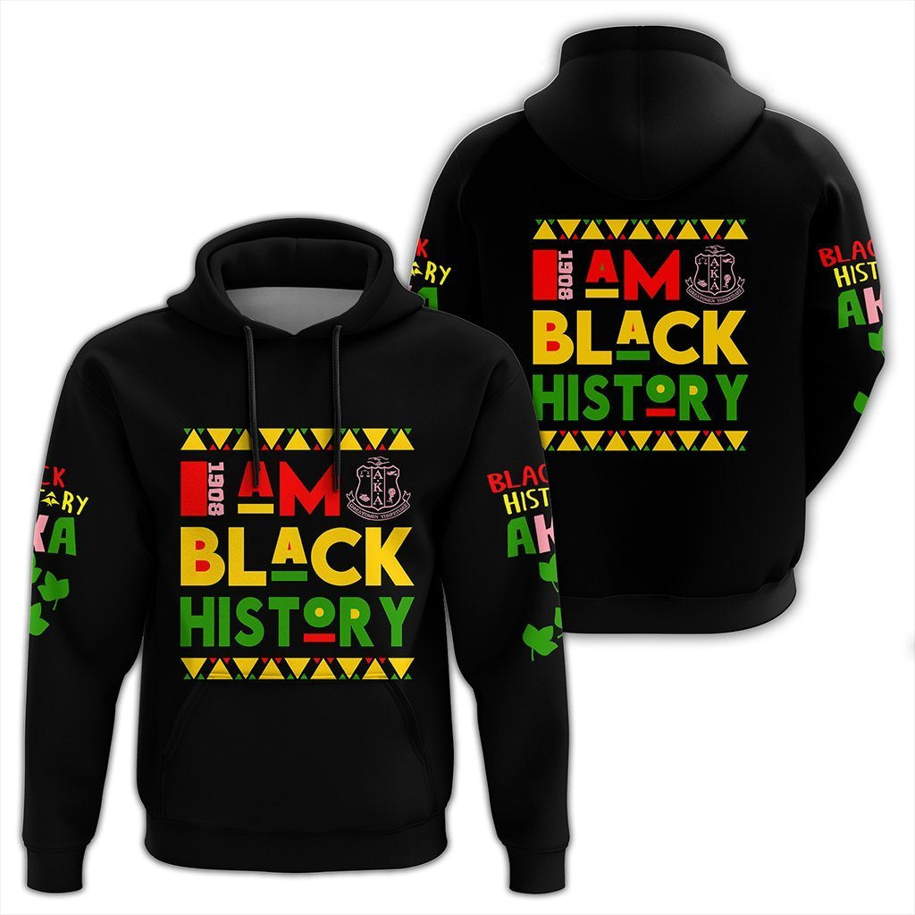 Greek Life Hoodie – Black History Alpha Kappa Alpha Pullover Hoodie