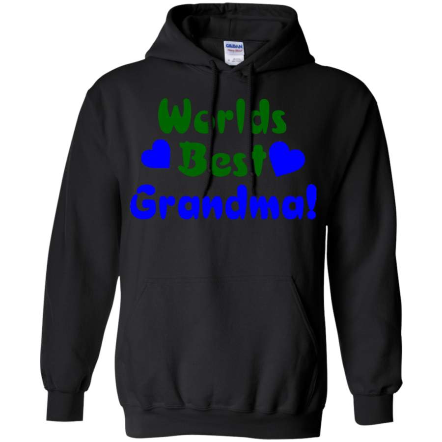 Worlds Best Grandma! Pullover Hoodie 8 oz