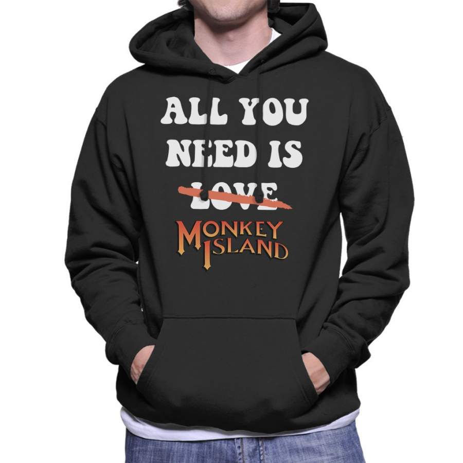 All You Need Is Monkey Island Men’s Hooded Sweatshirt