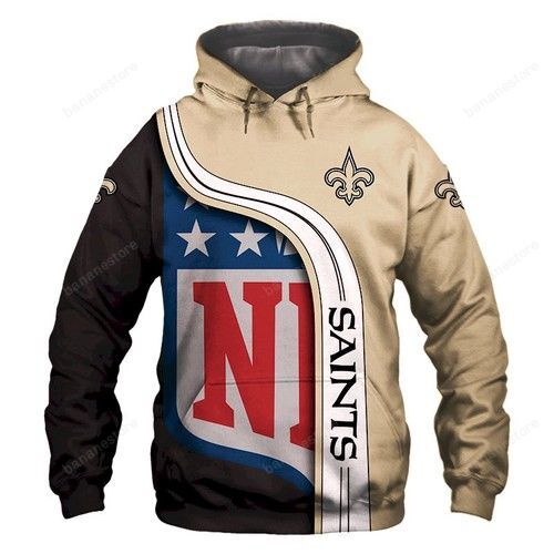 New Orleans Saints 3 D Hoodie V21 Gift For Fan Football Lovers