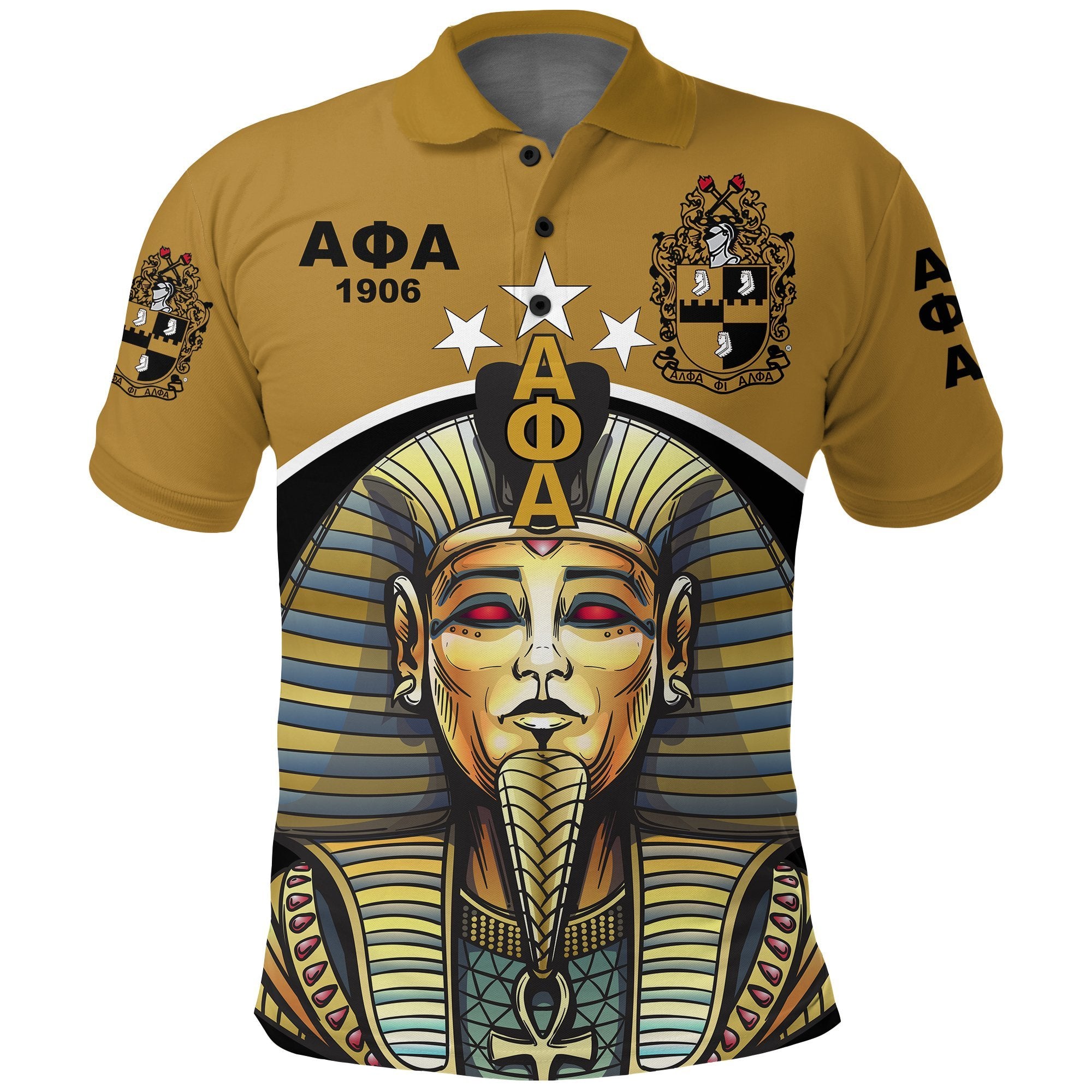 Alpha Phi Alpha Polo Shirt – King Pharaoh – Lt20