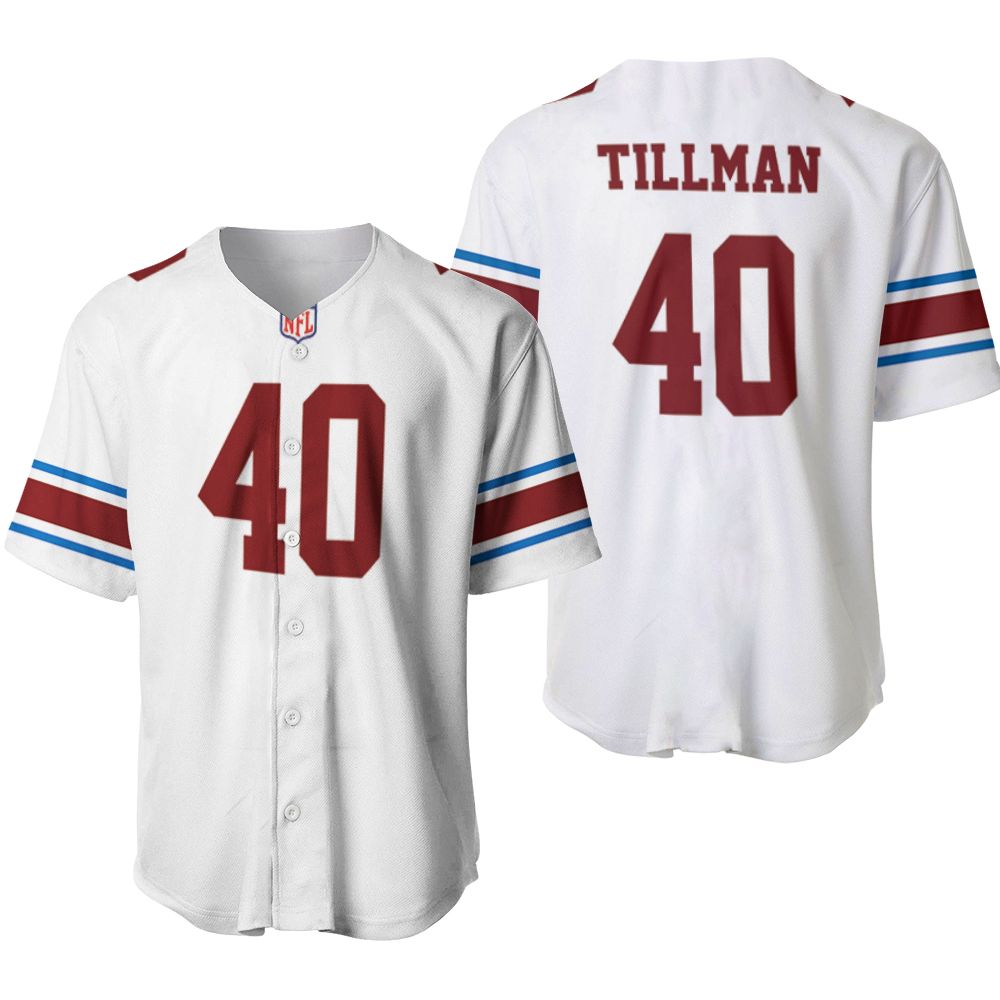 Arizona Cardinals Pat Tillman #40 Great Player NFL Legacy Vintage White 3D Designed Allover Gift For Arizona Fans Baseball Jersey