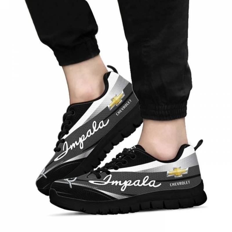 3D Printed Chevrolet Impala TDV Sneakers For Men & Women Ver 1 (Black)