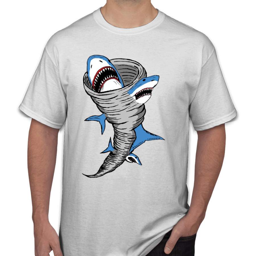 Shark Tornado Men T-Shirt