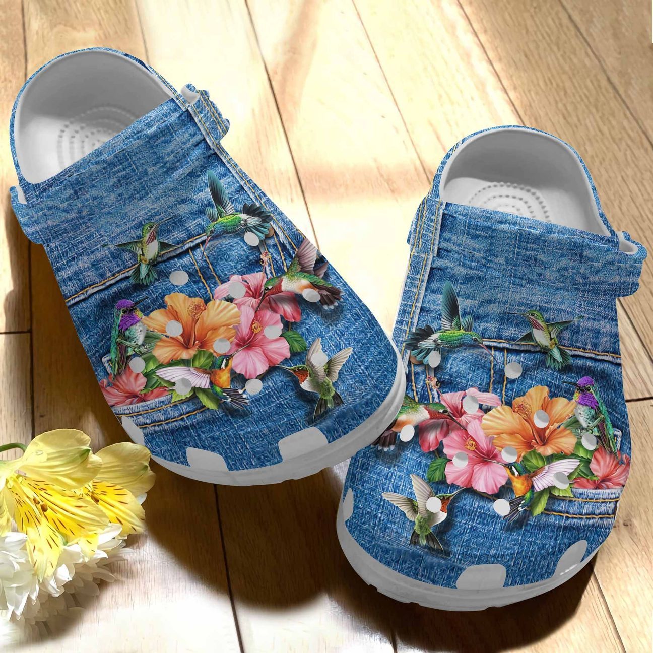 Hummingbird Personalized Clog, Custom Name, Text Hummingbird Pocket, Fashion Style For Women, Men, Kid, Print 3D