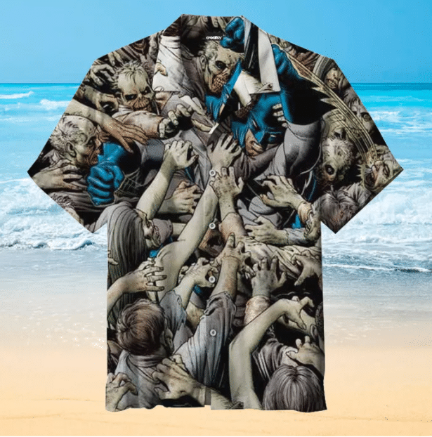 The Walking Dead Zombie For Man And Woman Print Short Sleeve Hawaiian Shirt G95