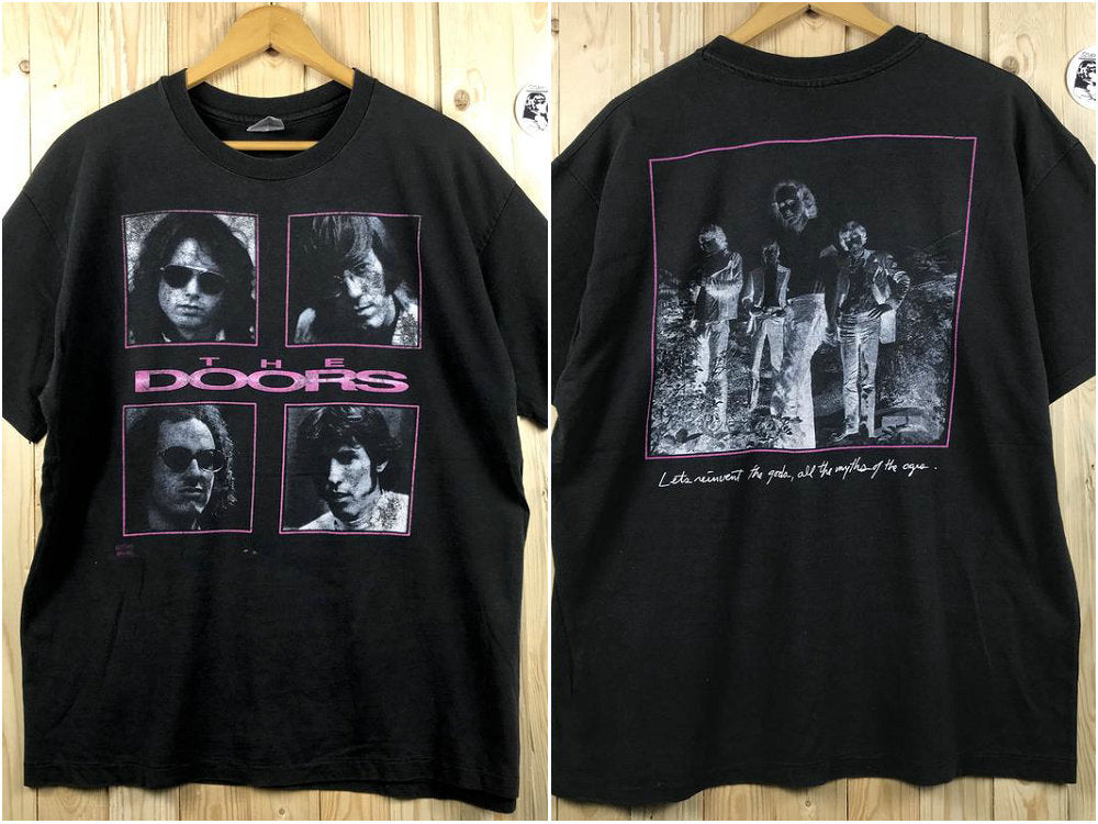 Vtg 90s the doors band tee ! 90s the door band shirt ! Vintage Jim morisson print also at the back t shirt