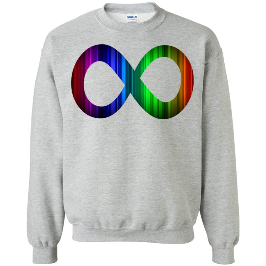 AGR infinity logo rainbow Crewneck Pullover Sweatshirt