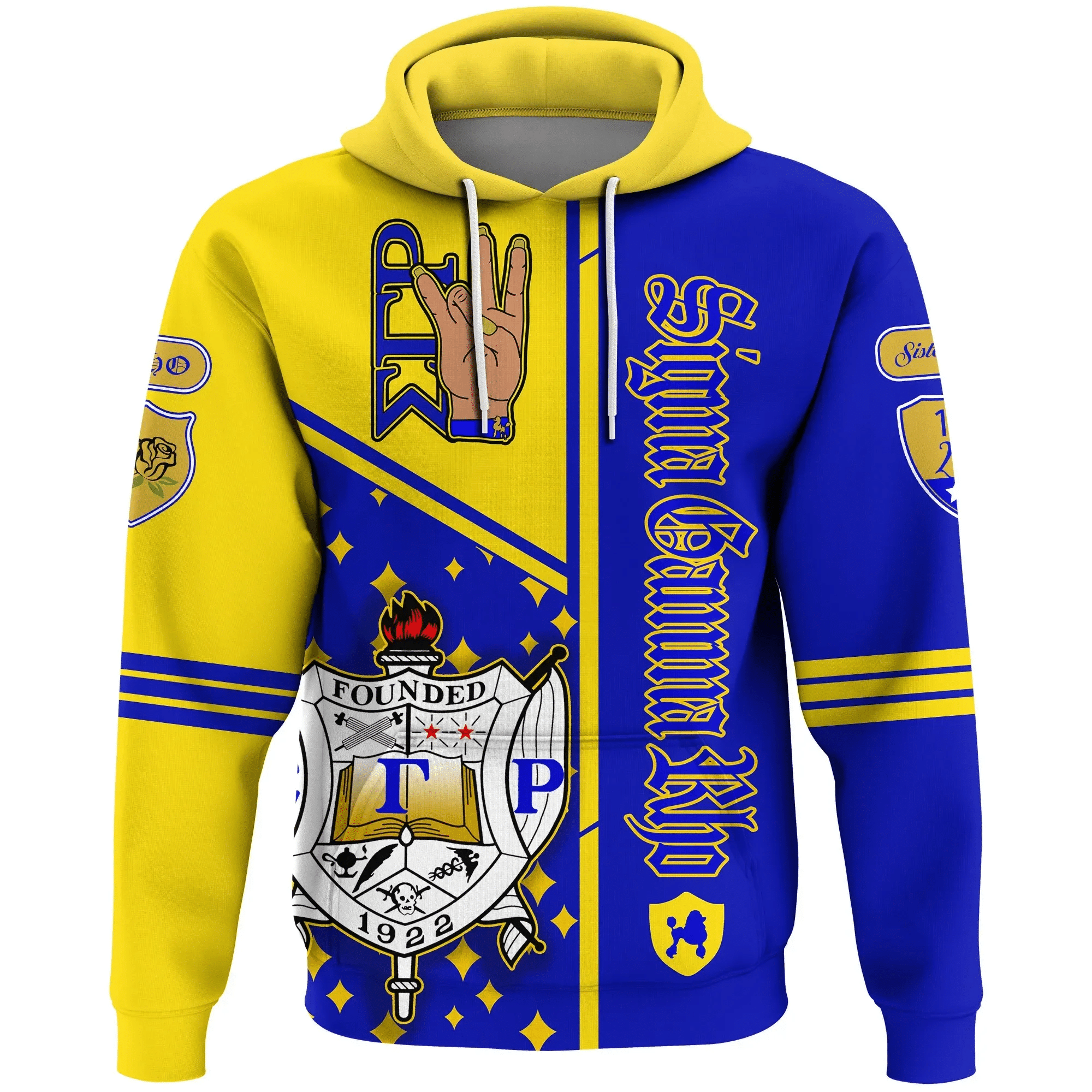 Sorority Hoodie – Sigma Gamma Rho Hand Sign Hoodie