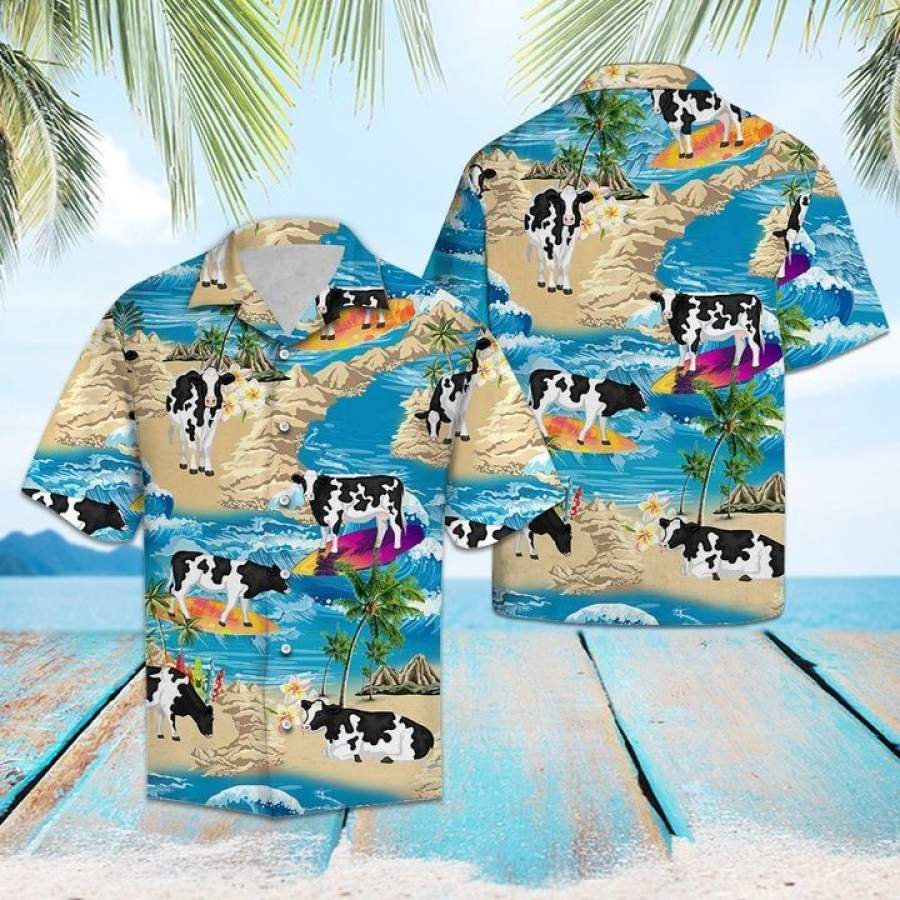 Cow Summer Hawaiian Shirt Ha63463