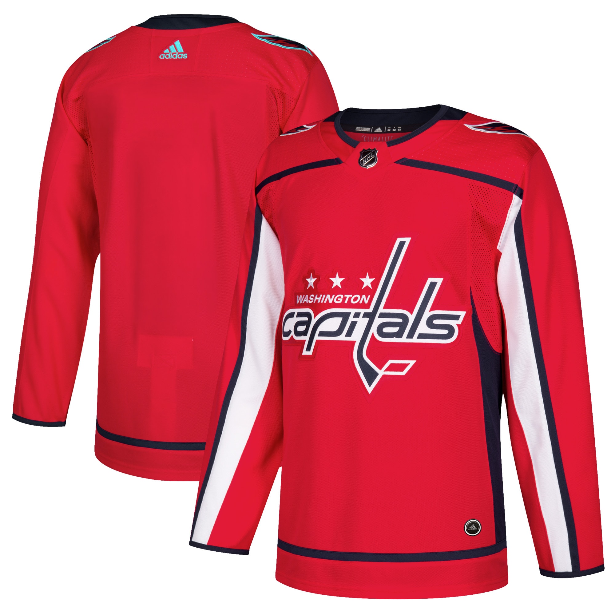 Washington Capitals Home Authentic Blank Jersey – Red