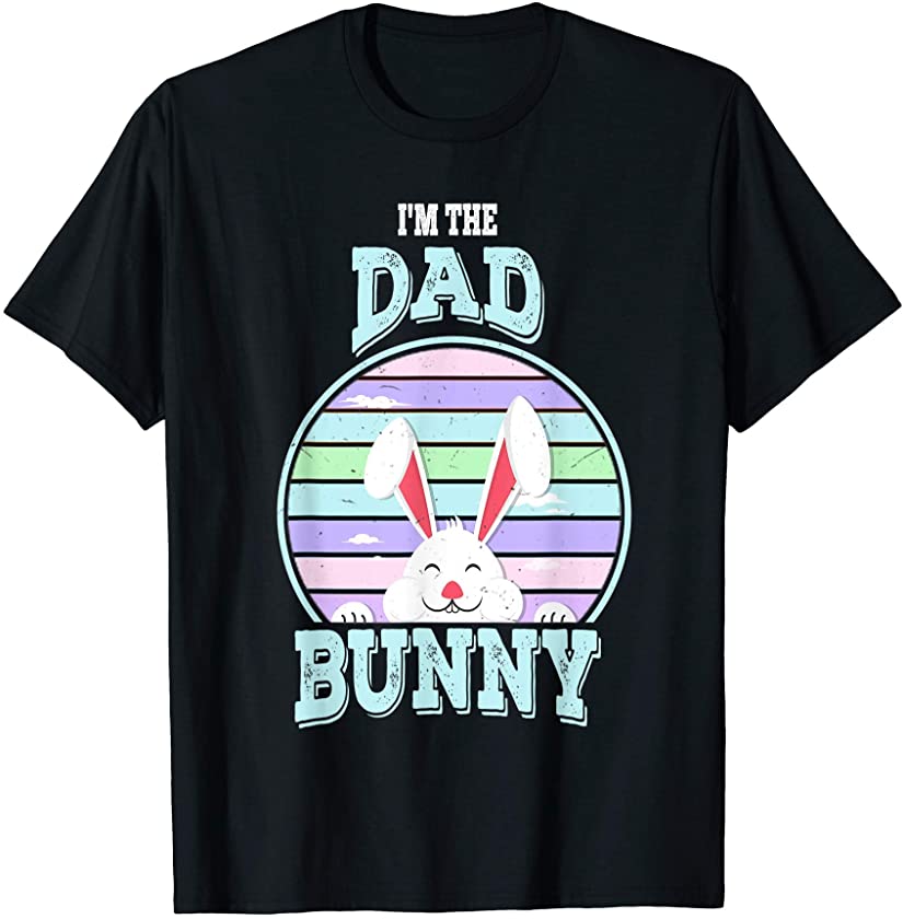 Mens I’m The Dad Bunny Matching Family Easter Sunday T-Shirt