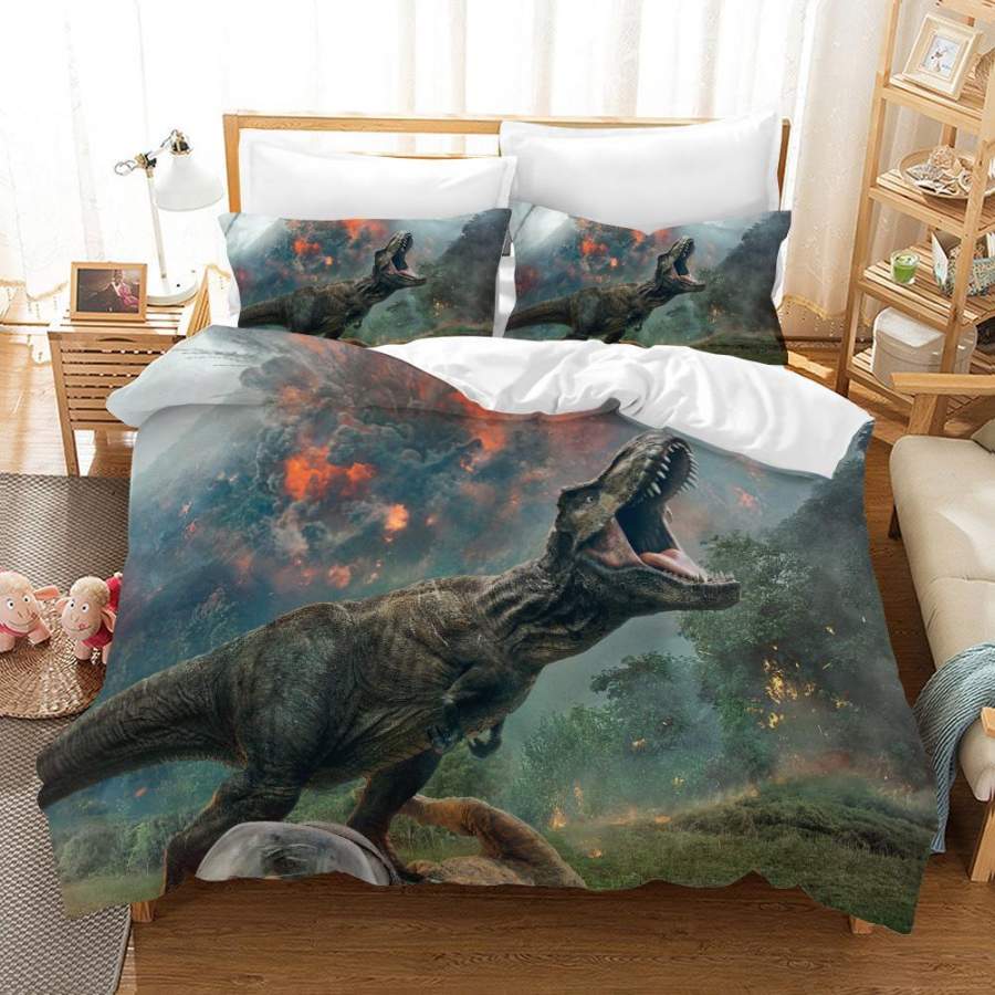 3D Dinosaur Quilt Cover Set Bedding Set Pillowcases 38