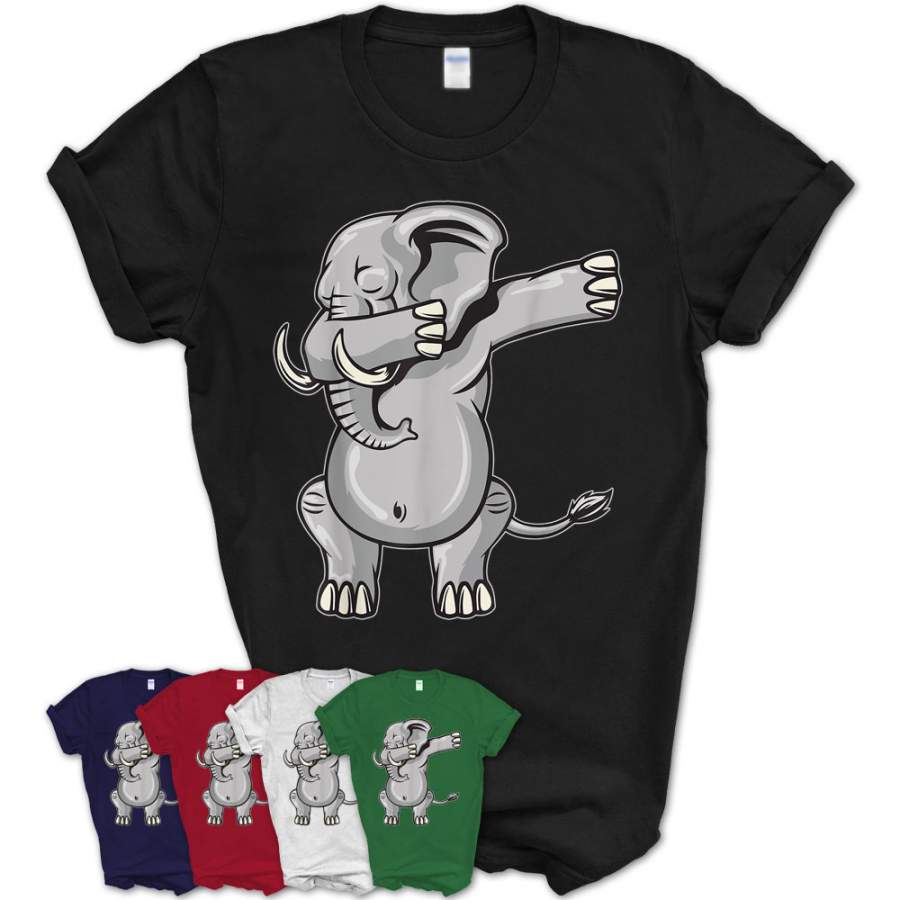 Funny Elephant Dab Shirt – Dabbing Elephant Tshirt – Teezou Store