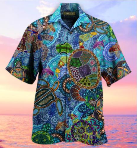 Turtle Hippie Hawaii Shirt For Men Women Adult Ha74526