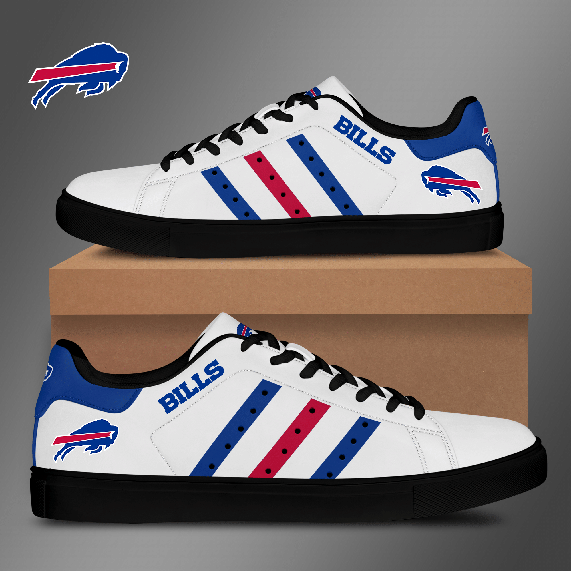 Buffalo Bills Low Top Shoes V4