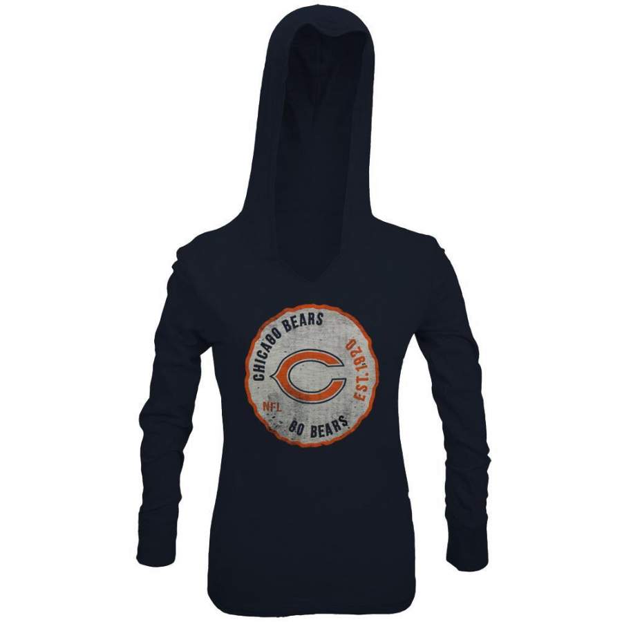 Chicago Bears – Primetime Juniors Hooded Long Sleeve T-Shirt