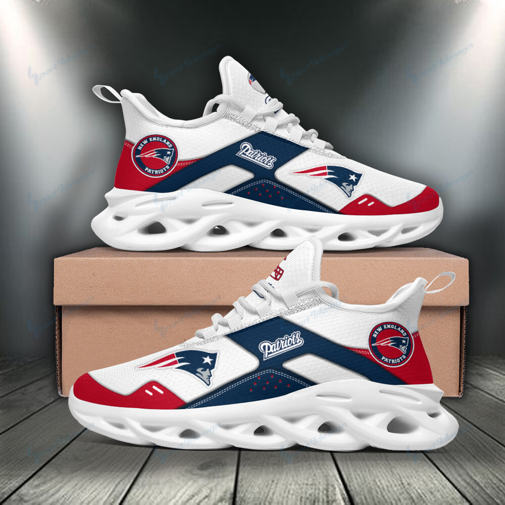 New England Patriots Yezy Running Sneakers Bb489