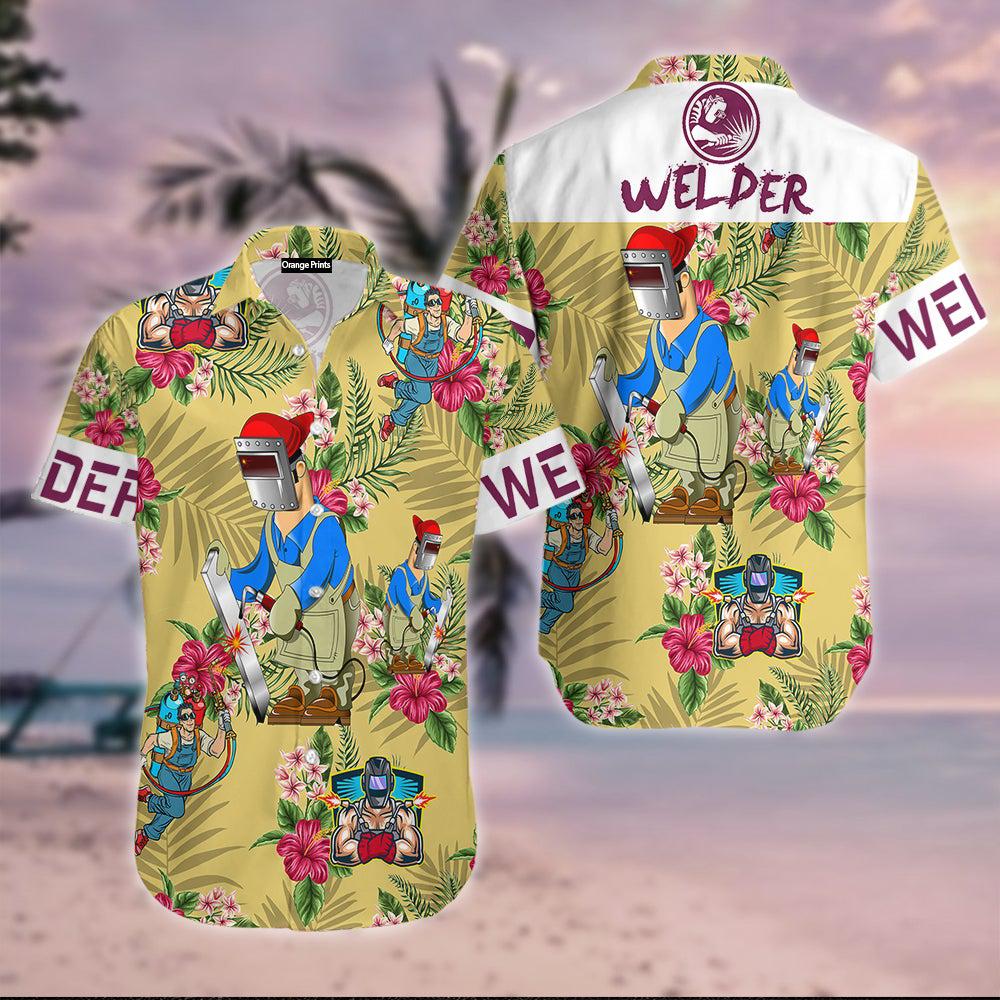 Welder Hawaii Shirt For Men Women Ha49972