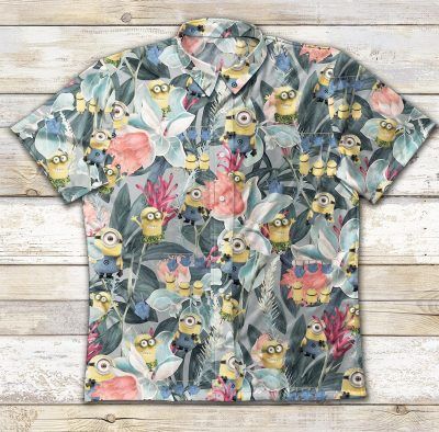 Gettyshirt Minion Ad Vintage Cotton Mens Hawaii Ha68091